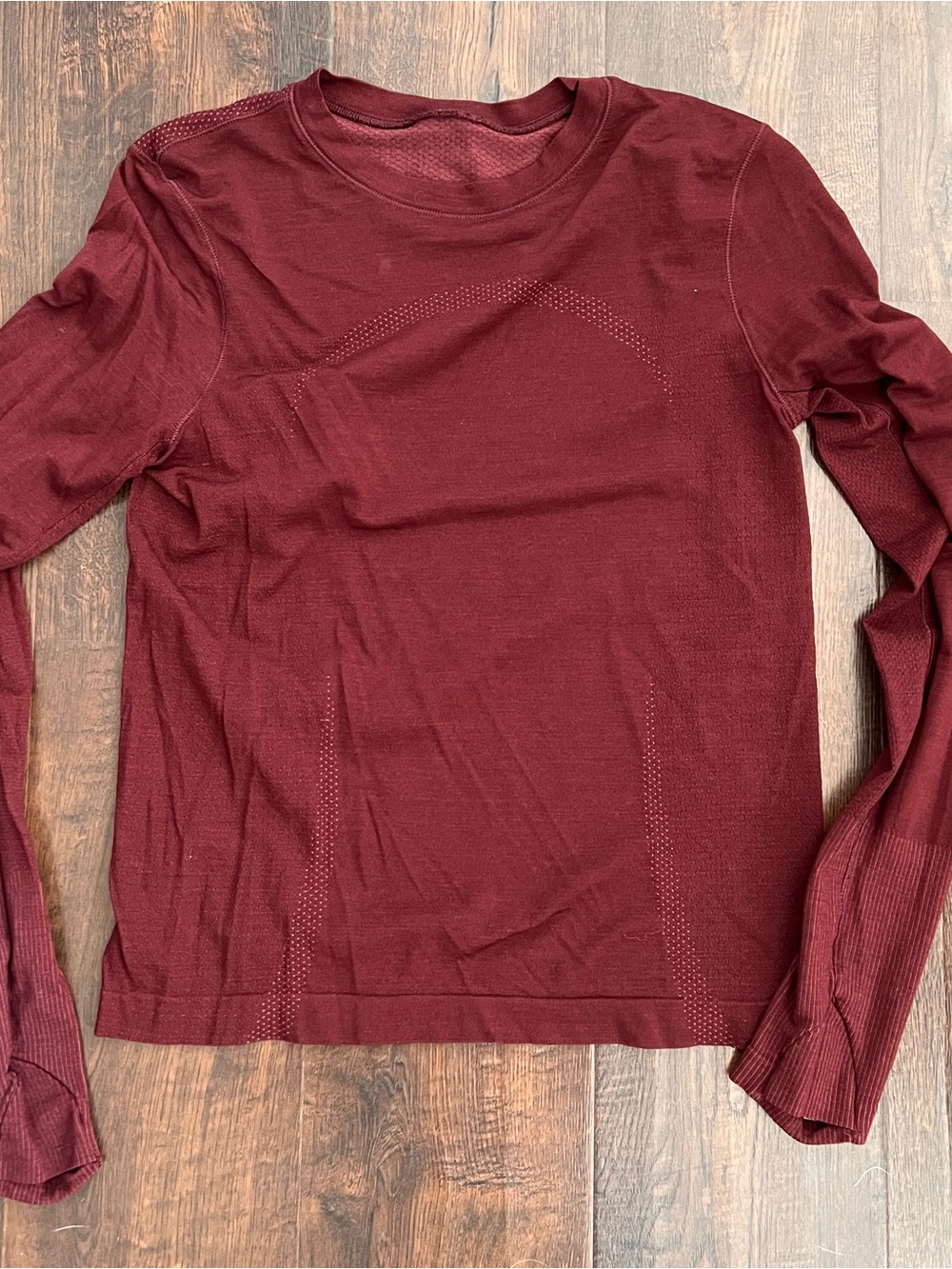 Lululemon Swiftly Relaxed Long Sleeve Garnet